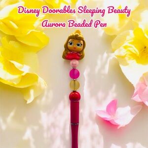 Disney Doorables Sleeping Beauty Aurora Beaded Pen